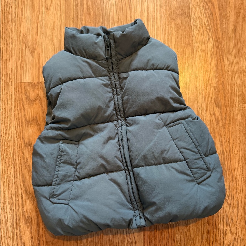 Gray Puffer Vest
